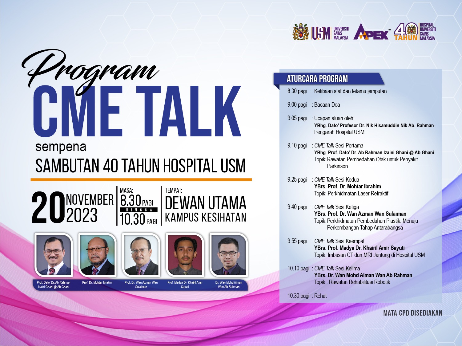 cme talk poster